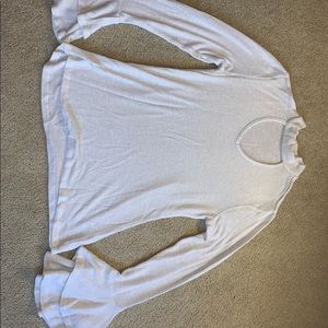 White Sparkly Long Sleeve
